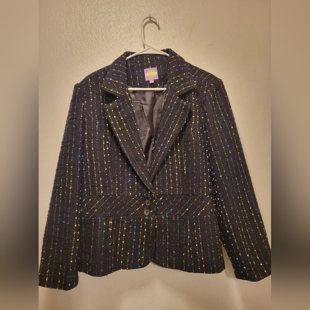 Elegant Vintage CM Shapes Women's Blazer